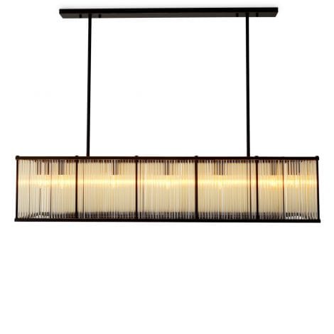 Eichholtz Lighting Chandelier Bernardi Rectangular House of Isabella UK