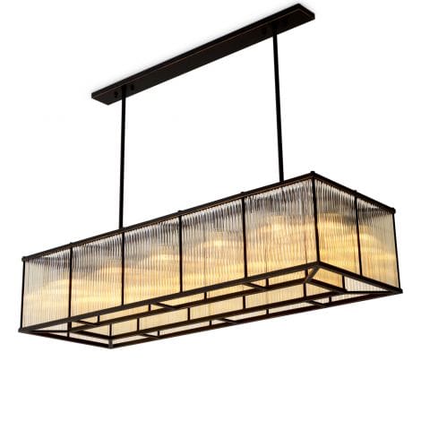 Eichholtz Lighting Chandelier Bernardi Rectangular House of Isabella UK