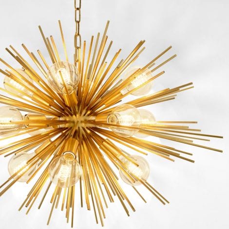 Eichholtz Lighting Chandelier Boivin - Matte Brass House of Isabella UK