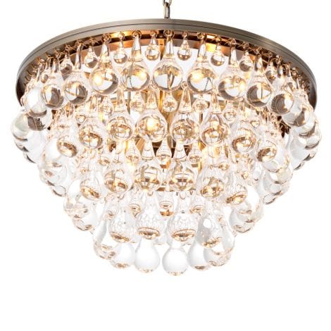 Eichholtz Lighting Chandelier Bolzano Light Brushed Brass House of Isabella UK