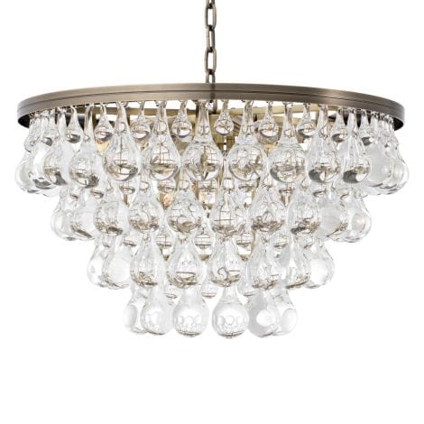 Eichholtz Lighting Chandelier Bolzano Light Brushed Brass House of Isabella UK