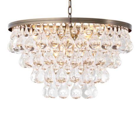 Eichholtz Lighting Chandelier Bolzano Light Brushed Brass House of Isabella UK