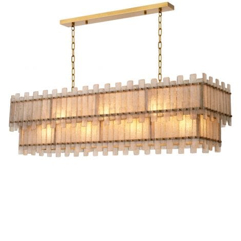 Eichholtz Lighting Chandelier Caprera rectangular House of Isabella UK