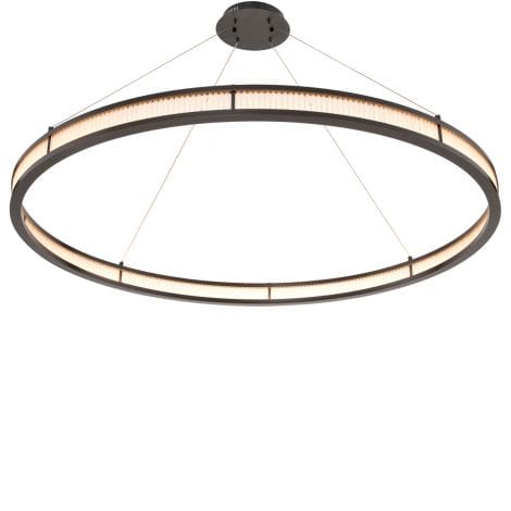 Eichholtz Lighting Chandelier Damien XL Bronze & Frosted Glass House of Isabella UK