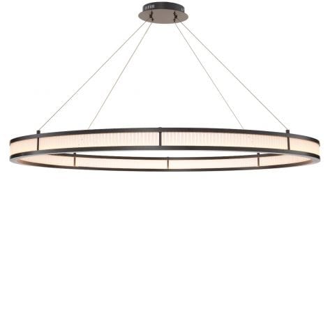 Eichholtz Lighting Chandelier Damien XL Bronze & Frosted Glass House of Isabella UK