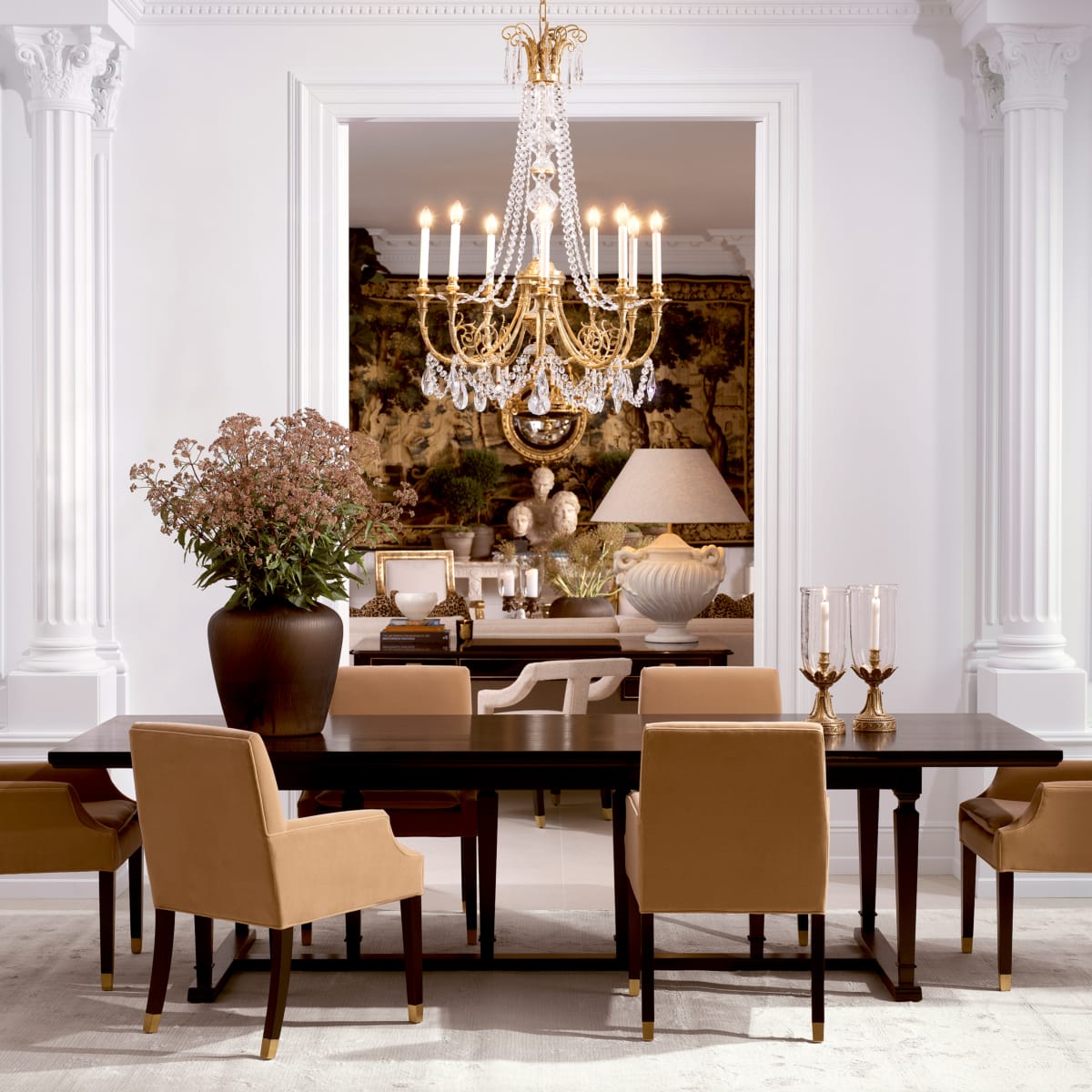 Eichholtz Lighting Chandelier Duvaux House of Isabella UK