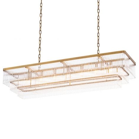 Eichholtz Lighting Chandelier East rectangular House of Isabella UK