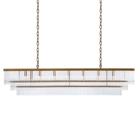 Eichholtz Lighting Chandelier East rectangular House of Isabella UK