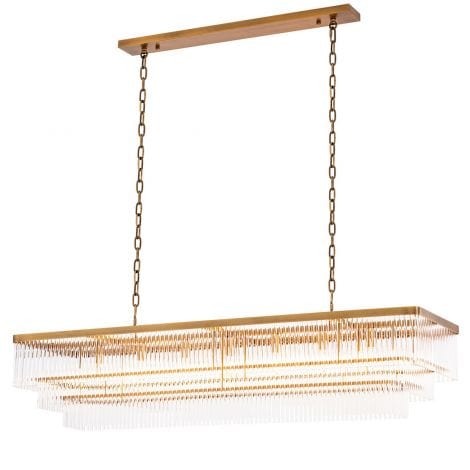 Eichholtz Lighting Chandelier East rectangular House of Isabella UK