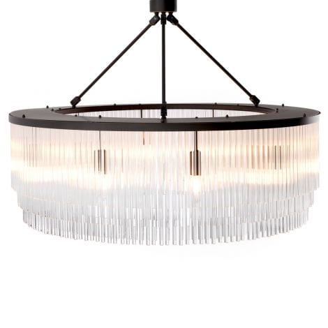 Eichholtz Lighting Chandelier Hector L Bronze Highlight House of Isabella UK