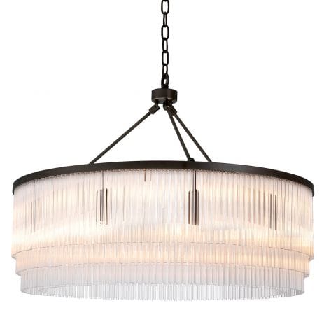 Eichholtz Lighting Chandelier Hector L Bronze Highlight House of Isabella UK