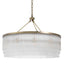 Eichholtz Lighting Chandelier Hector L Light Brushed Brass House of Isabella UK