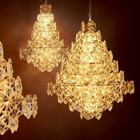 Eichholtz Lighting Chandelier Hermitage L - Nickel House of Isabella UK