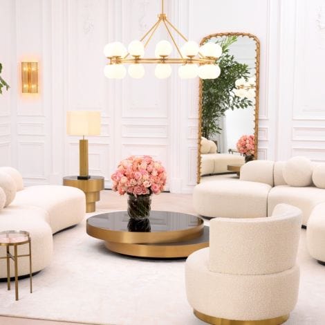 Eichholtz Lighting Chandelier Hutchinson Antique Brass House of Isabella UK