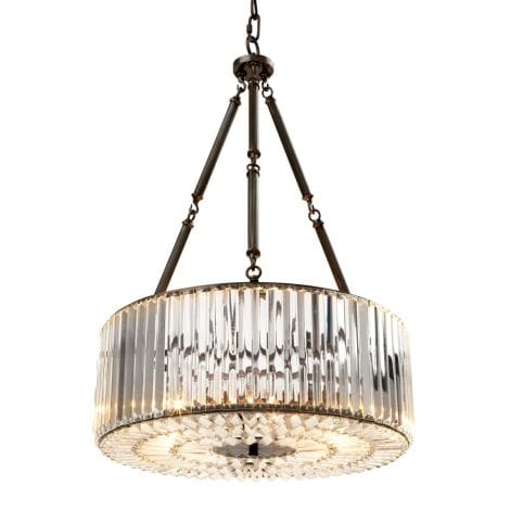Eichholtz Lighting Chandelier Infinity Gunmetal Finish House of Isabella UK