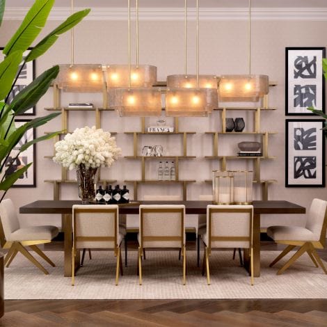 Eichholtz Lighting Chandelier Joy of Light House of Isabella UK