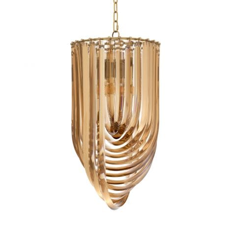 Eichholtz Lighting Chandelier Murano - Champagne Acrylic 35cm House of Isabella UK