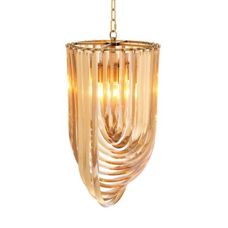 Eichholtz Lighting Chandelier Murano - Champagne Acrylic 35cm House of Isabella UK