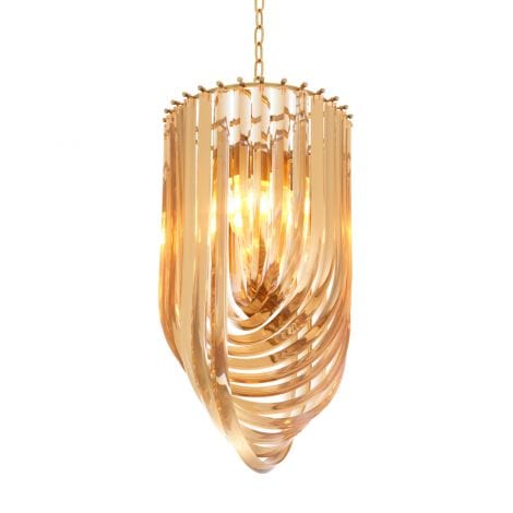 Eichholtz Lighting Chandelier Murano - Champagne Acrylic 35cm House of Isabella UK