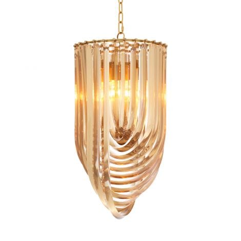 Eichholtz Lighting Chandelier Murano - Champagne Acrylic 35cm House of Isabella UK
