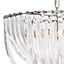 Eichholtz Lighting Chandelier Murano - Nickel Finish - 50 cm House of Isabella UK
