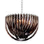 Eichholtz Lighting Chandelier Murano - Smoke Acrylic  - 50cm House of Isabella UK