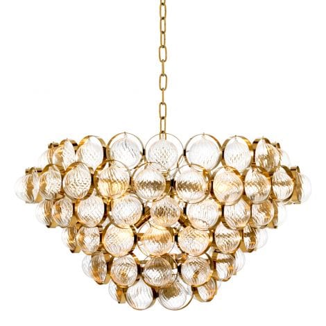 Eichholtz Lighting Chandelier Opera Gold Finish House of Isabella UK