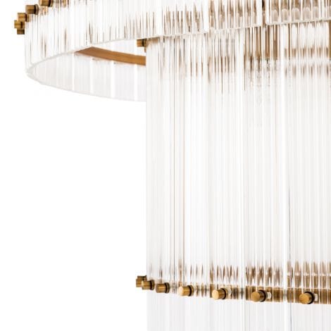 Eichholtz Lighting Chandelier Ruby L - Antique Brass House of Isabella UK