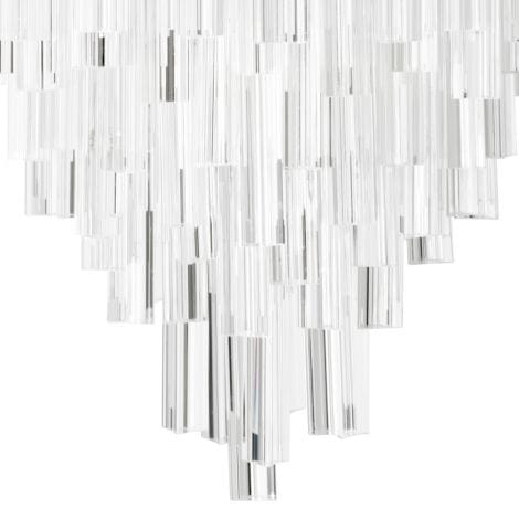 Eichholtz Lighting Chandelier Salerno - Nickel Finish House of Isabella UK