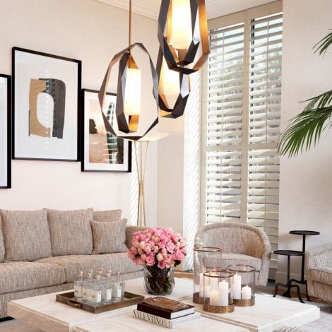 Eichholtz Lighting CHANDELIER SANTOS DOUBLE House of Isabella UK