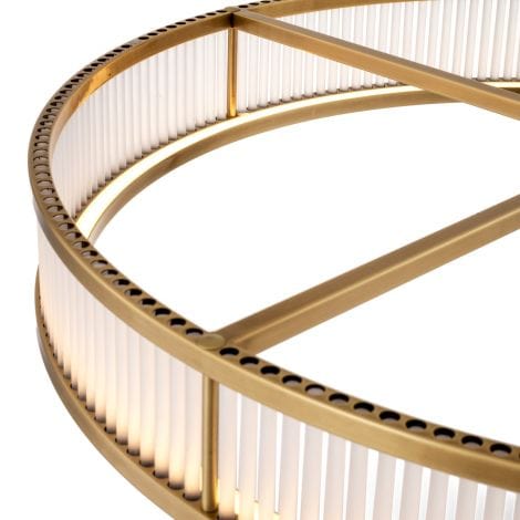 Eichholtz Lighting Chandelier Thibaud L Antique Brass House of Isabella UK