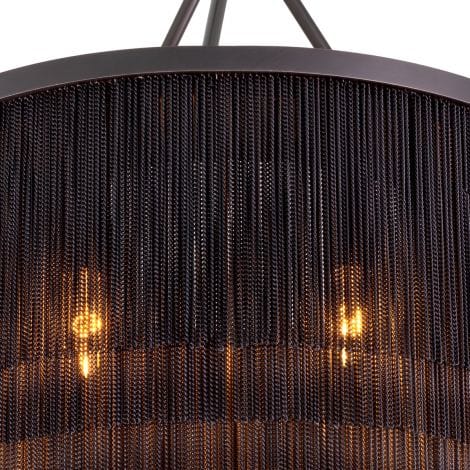 Eichholtz Lighting Chandelier Tissot S Bronze highlight finish House of Isabella UK