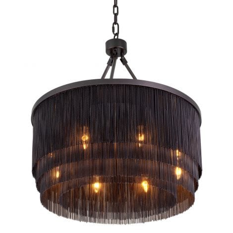 Eichholtz Lighting Chandelier Tissot S Bronze highlight finish House of Isabella UK