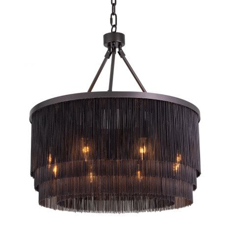 Eichholtz Lighting Chandelier Tissot S Bronze highlight finish House of Isabella UK