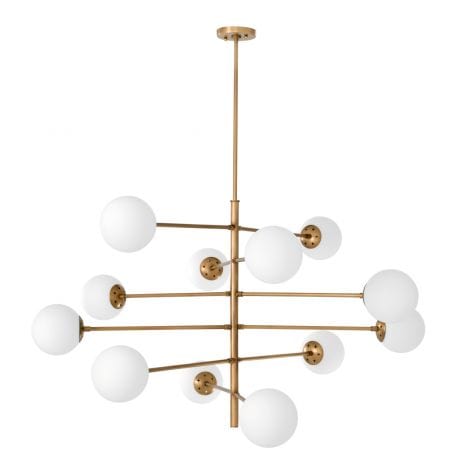 Eichholtz Lighting Chandelier Tortora - Antique Brass Finish House of Isabella UK