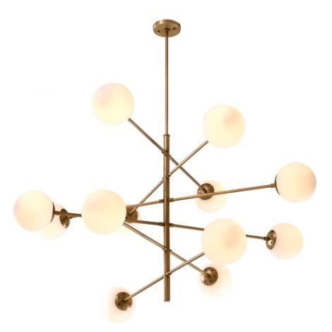Eichholtz Lighting Chandelier Tortora - Antique Brass Finish House of Isabella UK