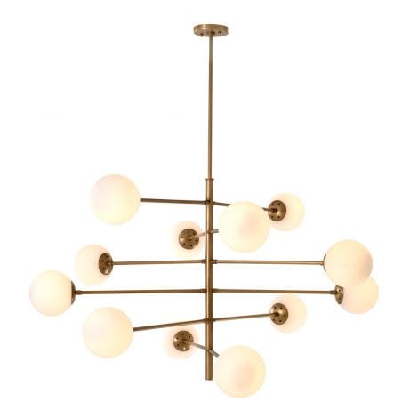 Eichholtz Lighting Chandelier Tortora - Antique Brass Finish House of Isabella UK