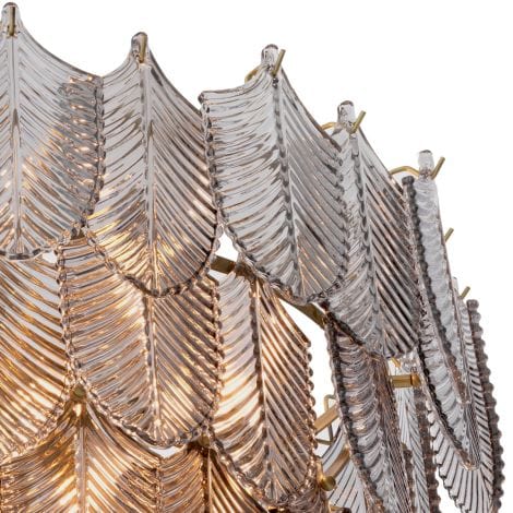 Eichholtz Lighting Chandelier Verbier S Light Brushed Brass House of Isabella UK