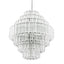 Eichholtz Lighting Chandelier Vittoria L - Clear Glass & Nickel House of Isabella UK