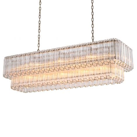 Eichholtz Lighting Chandelier Vittoria rectangular House of Isabella UK