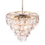 Eichholtz Lighting Clear Crystal Glass Chandelier Amazone S - Nickel Finish with House of Isabella UK