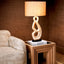 Eichholtz Lighting Crackled White Ceramic Table Lamp Macias House of Isabella UK