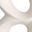 Eichholtz Lighting Crackled White Ceramic Table Lamp Macias House of Isabella UK