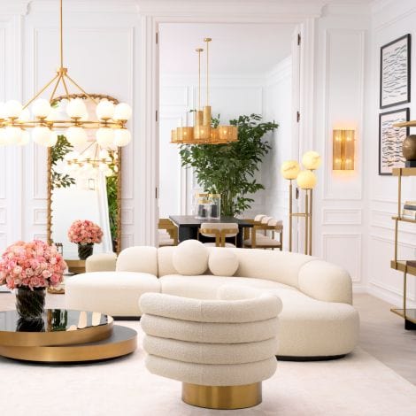 Eichholtz Lighting Floor Lamp Fiori House of Isabella UK