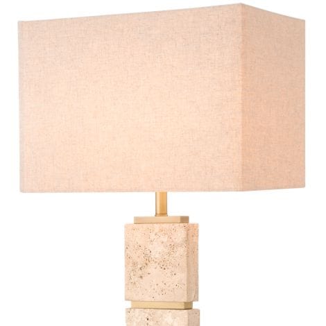 Eichholtz Lighting Floor Lamp Newton Travertine House of Isabella UK