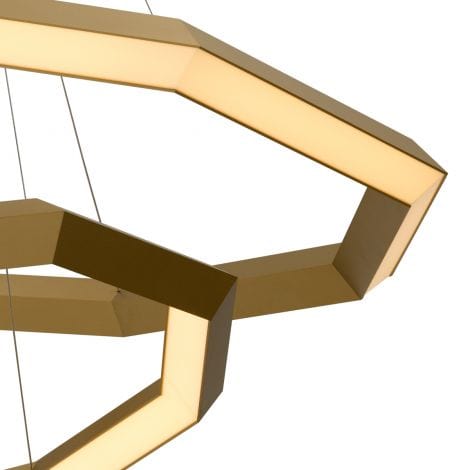 Eichholtz Lighting Helvetia LED Polygon Chanderlier House of Isabella UK