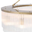 Eichholtz Lighting Light Brushed Brass Finish Chandelier Hector L House of Isabella UK