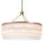 Eichholtz Lighting Light Brushed Brass Finish Chandelier Hector L House of Isabella UK
