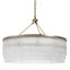 Eichholtz Lighting Light Brushed Brass Finish Chandelier Hector L House of Isabella UK
