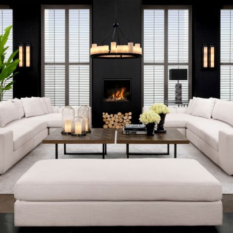 Eichholtz Lighting Round Chandelier Commodore ø 90 cm House of Isabella UK